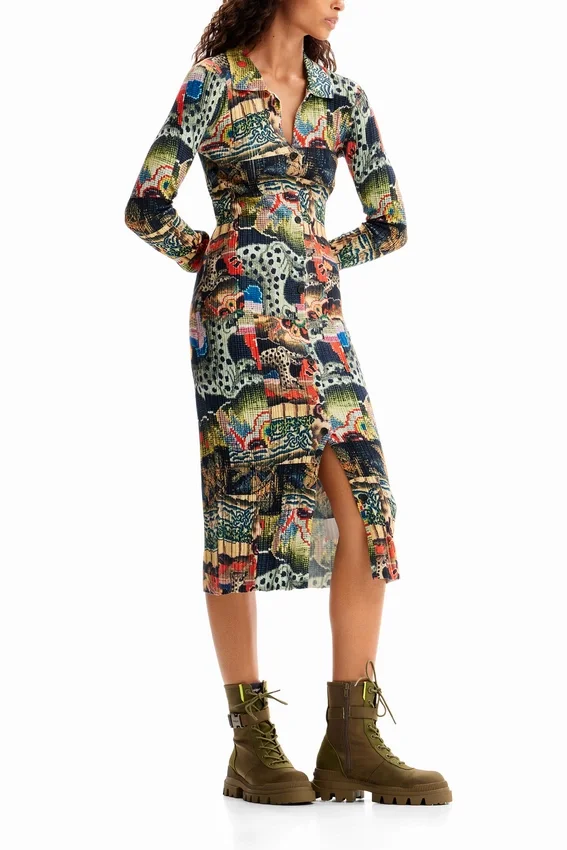 M. Christian Lacroix Tapestry Midi Dress M. Christian Lacroix Tapestry Midi Dress