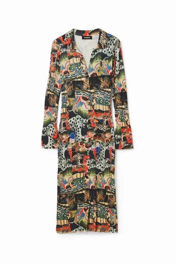 M. Christian Lacroix Tapestry Midi Dress M. Christian Lacroix Tapestry Midi Dress