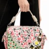 M Floral Canvas Bag