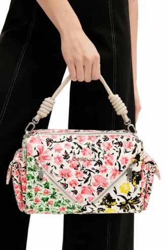 M Floral Canvas Bag