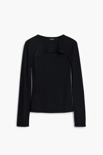 Maitrepierre Cutout Neckline T-Shirt