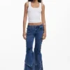 Mar&Iacute;A Escote Denim Pants