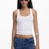 Mar&Iacute;A Escote Denim Pants