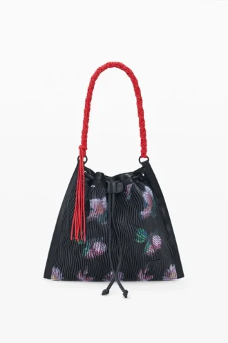 Medium Backpack Flower Texture
