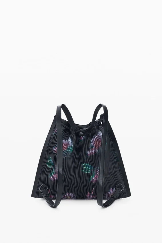 Medium Backpack Flower Texture Medium Backpack Flower Texture