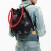 Medium Backpack Flower Texture Medium Backpack Flower Texture