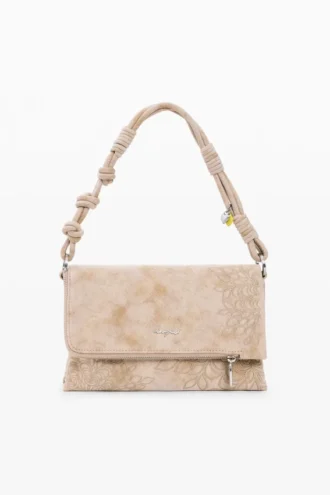 Medium Bag with Embroidered Flap