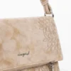 Medium Bag with Embroidered Flap Medium Bag with Embroidered Flap