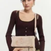 Medium Bag with Embroidered Flap Medium Bag with Embroidered Flap