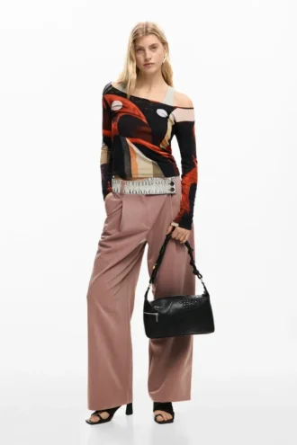 Medium Bag with Embroidery