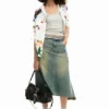 Medium Bag with Flower Appliques Medium Bag with Flower Appliques
