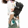 Medium Bag with Flower Appliques Medium Bag with Flower Appliques