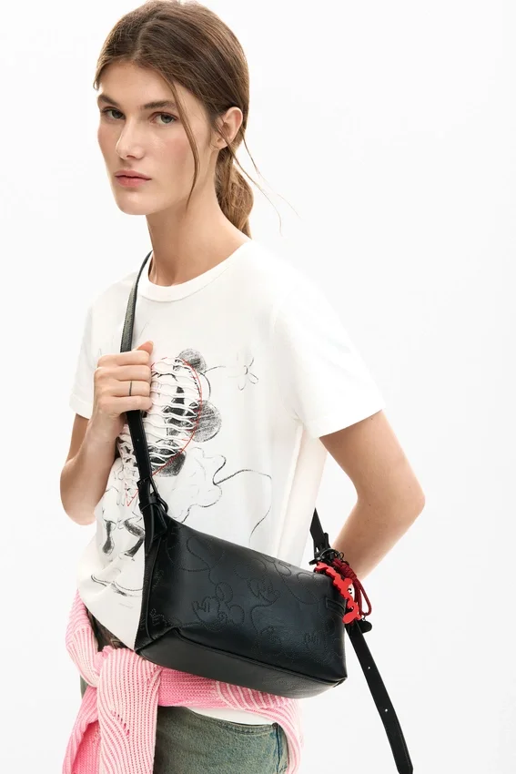 Medium Bag with Mickey Mouse™ Appliques Medium Bag with Mickey Mouse™ Appliques