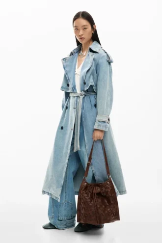 Medium Braided Drawstring Backpack