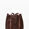Medium Braided Drawstring Backpack