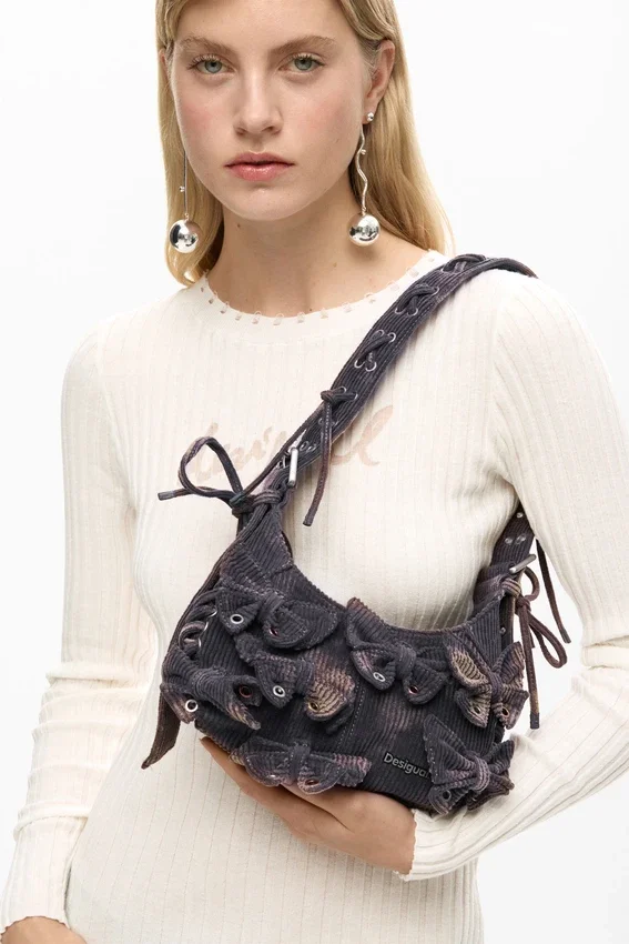 Medium Cotton Bow Bag Medium Cotton Bow Bag