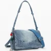 Medium Denim Charms Bag Medium Denim Charms Bag