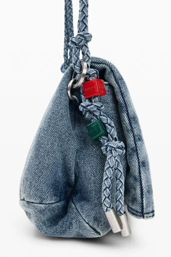 Medium Denim Charms Bag Medium Denim Charms Bag