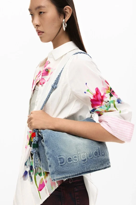 Medium Denim Charms Bag Medium Denim Charms Bag