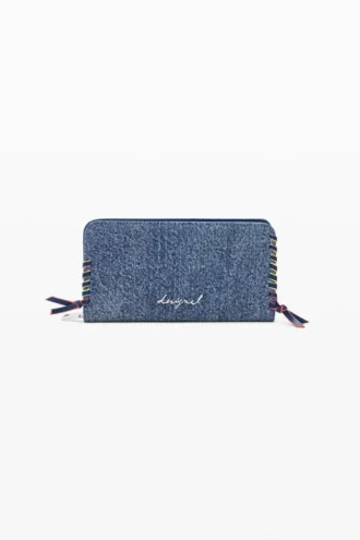Medium Denim Heart Wallet