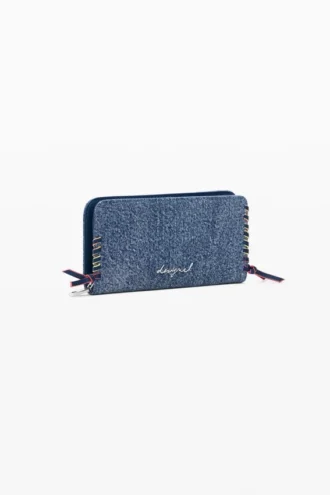 Medium Denim Heart Wallet