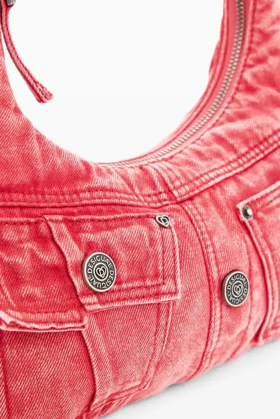 Medium Denim Shoulder Bag Medium Denim Shoulder Bag