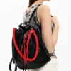Medium Embossed Backpack