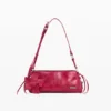 Medium Faux Leather Charm Bag