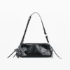 Medium Faux Leather Charm Bag