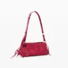 Medium Faux Leather Charm Bag