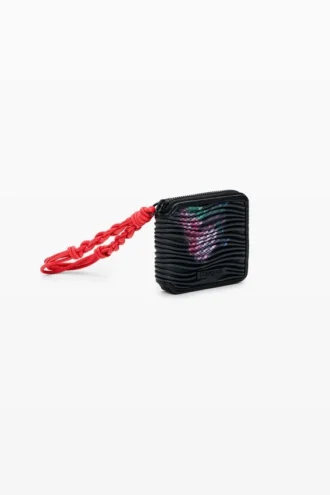 Medium Floral-Texture Wallet