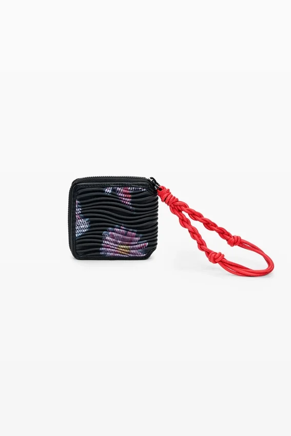 Medium Floral-Texture Wallet Medium Floral-Texture Wallet