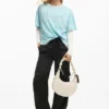 Medium Oval Bag with Embossing