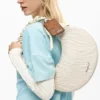 Medium Oval Bag with Embossing