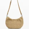 Medium Oval Raffia Bag with Charms