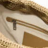 Medium Oval Raffia Bag with Charms