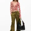 Medium Perforated Butterfly Bag