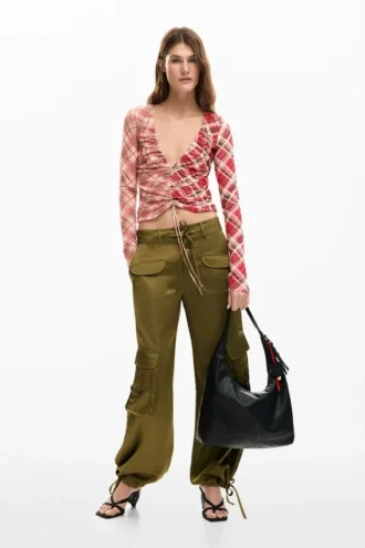 Medium Perforated Butterfly Bag