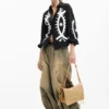 Medium Raffia Bag with Charms