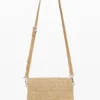 Medium Raffia Bag with Charms
