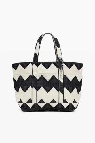 Medium Reversible Twill Bag