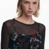 Mesh Combo Dress