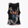 Mesh T-Shirt with Flowers Mesh T-Shirt with Flowers
