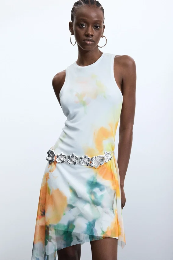 Metallic Flower Belt Metallic Flower Belt