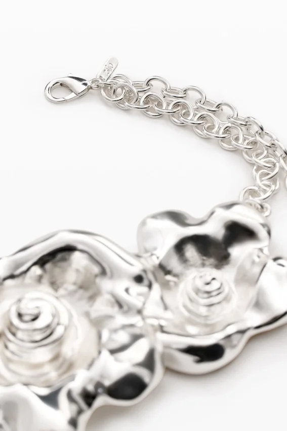 Metallic Flower Belt Metallic Flower Belt