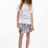 Metallic Short Skirt