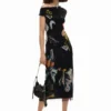 Midi Collage Dress