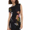 Midi Collage Dress