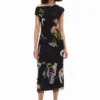 Midi Collage Dress
