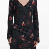 Midi Dress with Checks Midi Dress with Checks